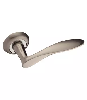 Ручка дверная Palladium City A Sena SN круглая розетка матовый никель