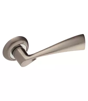 Ручка дверная Palladium City A Swim SN круглая розетка матовый никель