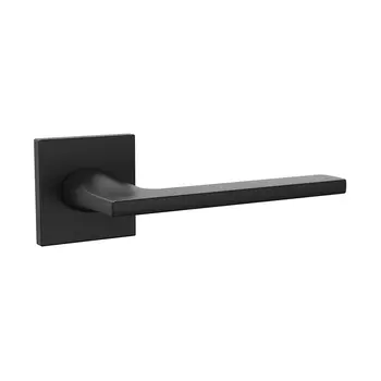 Ручка дверная Punto Main K.ARC.Q52 BL-24 квадратная розетка черная (47099)