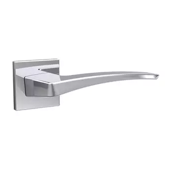 Ручка дверная Punto Lotus K.ARC.Q52 CP-8 квадратная розетка хром (47115)