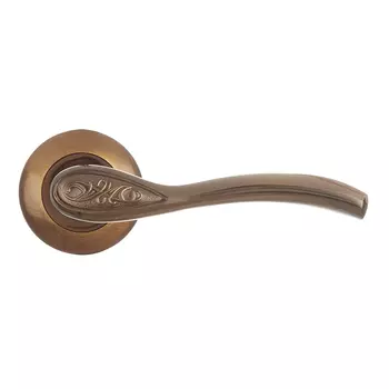 Ручка дверная Punto Rumba круглая розетка кофе глянец