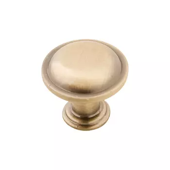 Ручка-кнопка мебельная Kerron Classic d28 мм металлическая античная бронза (RK-015 AB)