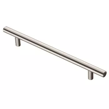 Ручка-рейлинг мебельная Kerron Metallic 220 мм металлическая сталь (R-3020-160 ST)