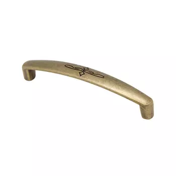 Ручка-скоба мебельная Kerron Classic 105 мм металлическая оксидированная бронза (RS-066-96 OAB)