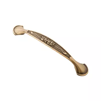 Ручка-скоба мебельная Kerron Classic 145 мм металлическая античная бронза (RS-006-128 AB)