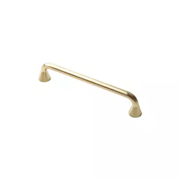 Ручка-скоба мебельная Kerron Metallic 144 мм металлическая матовое золото (S-2629-128 BSG)