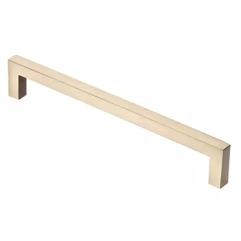 Ручка-скоба мебельная Kerron Metallic 168 мм металлическая матовое золото (S-4115-160 BSG)