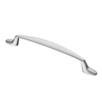 Ручка-скоба мебельная Kerron Metallic 170 мм металлическая матовый хром (S-2510-128 SC)