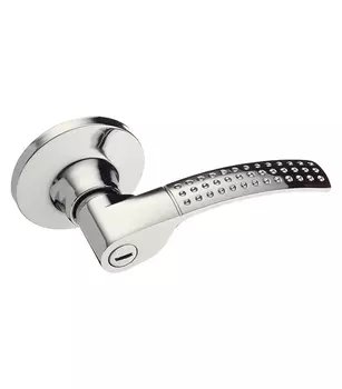 Ручка-защелка Palladium 3903 CP BK с фиксатором хром