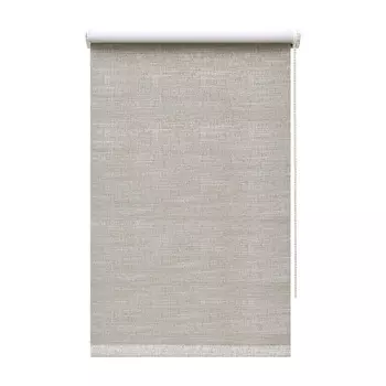 Рулонная штора блэкаут 180х175 см Decofest Каролина бежевая