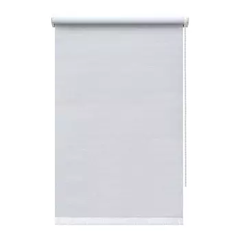 Рулонная штора блэкаут 180х175 см Decofest Каролина белая