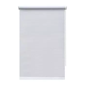 Рулонная штора блэкаут 40х160 см Decofest Каролина белая