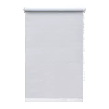 Рулонная штора блэкаут 50х160 см Decofest Каролина белая
