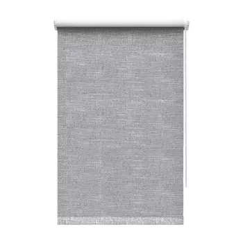 Рулонная штора блэкаут 80х160 см Decofest Каролина серая