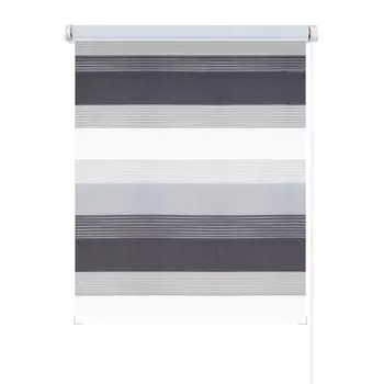 Рулонная штора день-ночь 60х160 см Legrand серо-белая