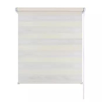 Рулонная штора день-ночь 100х160 см Legrand молочная