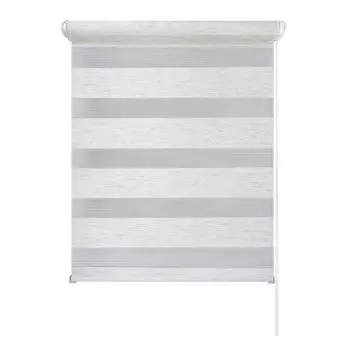 Рулонная штора Legrand 80х160 см день/ночь меланж белый