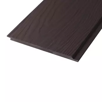 Сайдинг фиброцементный FCS-Group Wood Click 3000х190 мм коричневый