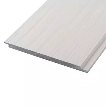 Сайдинг фиброцементный FCSPRO Wood Click 3000х190 мм F01 белый минерал