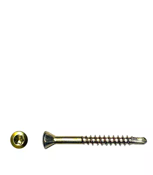 Саморезы для массивной доски 30x3,2 мм желтые (500 шт.)