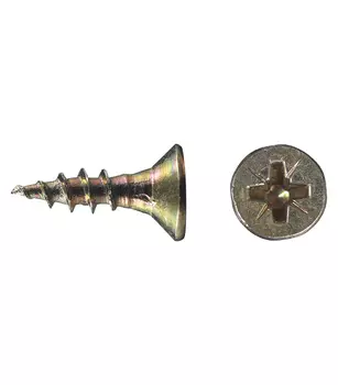 Саморезы универсальные 12x3,5 мм желтые (200 шт.)