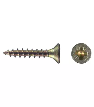 Саморезы универсальные 20x3,5 мм желтые (200 шт.)