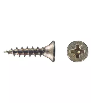 Саморезы универсальные 20x4,5 мм желтые (200 шт.)