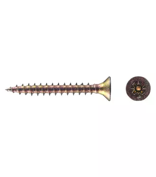 Саморезы универсальные 25x3,0 мм желтые (200 шт.)