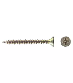 Саморезы универсальные 30x3,0 мм желтые (200 шт.)