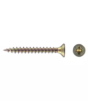 Саморезы универсальные 30x3,5 мм желтые (200 шт.)