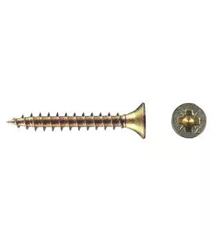 Саморезы универсальные 30x4,0 мм желтые (200 шт.)