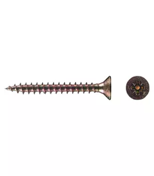 Саморезы универсальные 40x4,5 мм желтые (200 шт.)