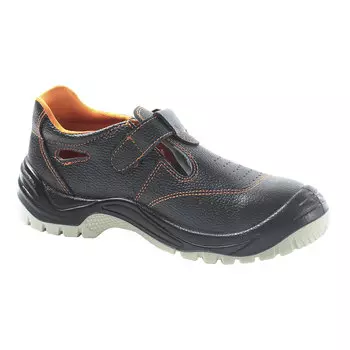 Сандалии рабочие кожаные размер 45 черные Мистраль