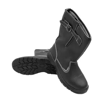 Сапоги из искусственной кожи с защитным подноском и стелькой размер 42 черные Мистраль SJ970 (141052)