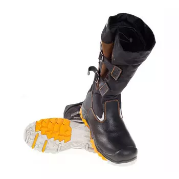 Сапоги рабочие кожаные утепленные с защитным подноском размер 44 черные Мистраль Север (115346)