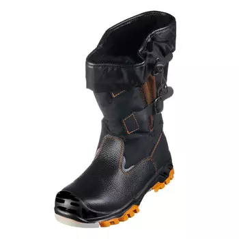 Сапоги рабочие кожаные утепленные с защитным подноском размер 41 черные Мистраль Север (115343)