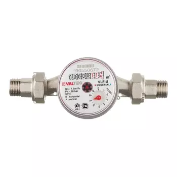 Счетчик универсальный Valtec DN15 110 мм со сгонами
