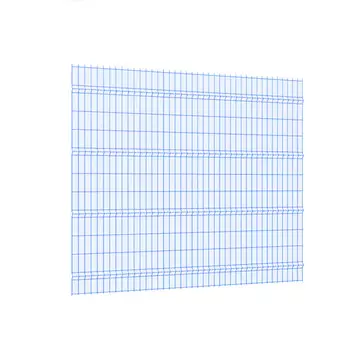 Секция заборная 3D 2030х2500 мм d4 мм ячейка 55х200 мм синяя RAL 5005 Ювента