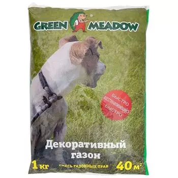 Семена газонной травы Быстровосстанавливающийся газон Green Meadow 1 кг