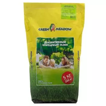 Семена газонной травы Декоративный элитарный газон Green Meadow 5 кг