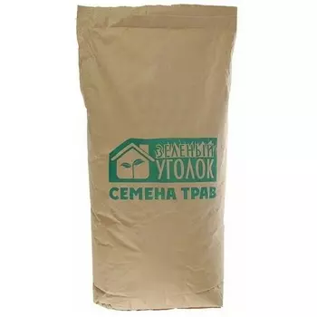 Семена газонной травы Детская игровая Зеленый Уголок 20 кг