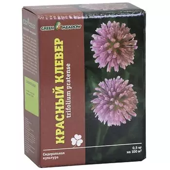 Семена газонной травы Клевер красный Green Meadow 0,5 кг