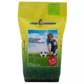 Семена газонной травы Спортивный газон для профессионалов Green Meadow 5 кг