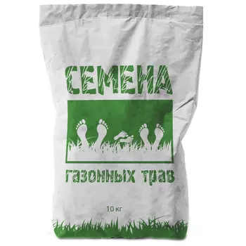 Семена газонной травы теневыносливые Русский огород 10 кг