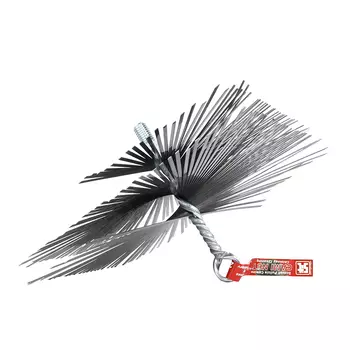 Щетка ерш Sit плоская 200х140 мм для очистки котлов и дымоходов сталь