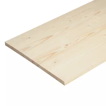 Щит мебельный хвоя 1600х400х18 мм сорт АВ клееный