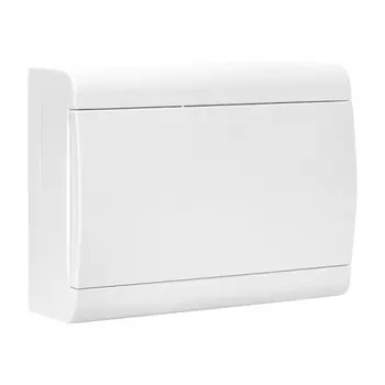 Щит распределительный навесной EKF Basic ЩРН-П-12 пластиковый IP41 261х197х94 мм 12 модулей непрозрачная дверь (20 шт.)