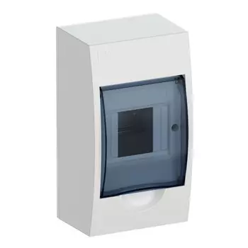 Щит распределительный навесной IEK Krepta 3 ЩРН-П-4 пластиковый IP41 200х112х93 мм прозрачная дверь