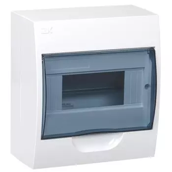 Щит распределительный навесной IEK Krepta 3 ЩРН-П-8 пластиковый IP41 200х184х97 мм прозрачная дверь