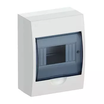 Щит распределительный навесной IEK Krepta 3 ЩРН-П-6 пластиковый IP41 200х150х97 мм прозрачная дверь